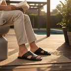 Veiro Heritage Leather Slides